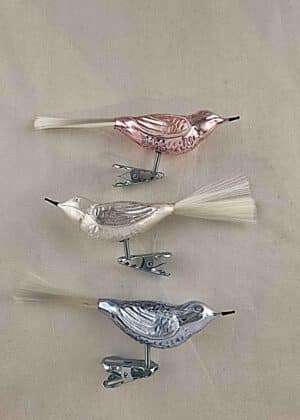 Vögel 3er Set Glasfaserschwanz