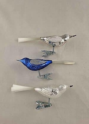 Vögel 3er Set Glasfaserschwanz