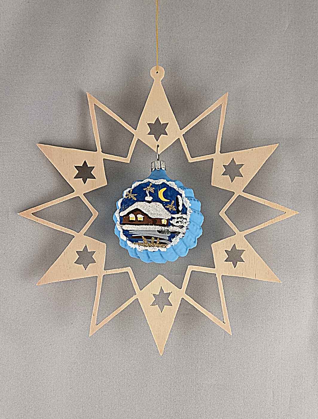 13-372-holzstern-mit-kugel-hellblau Holzstern mi Kugel hellblau