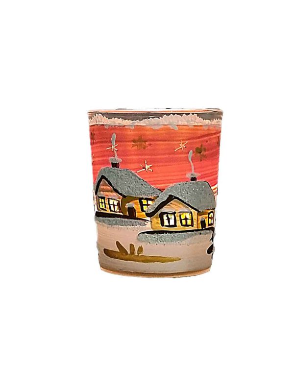 Windlichtbecher mini terracotta
