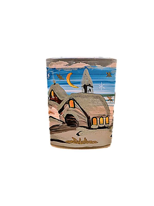 Windlichtbecher mini hellblau