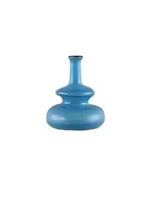 Glasminiatur Vase türkis