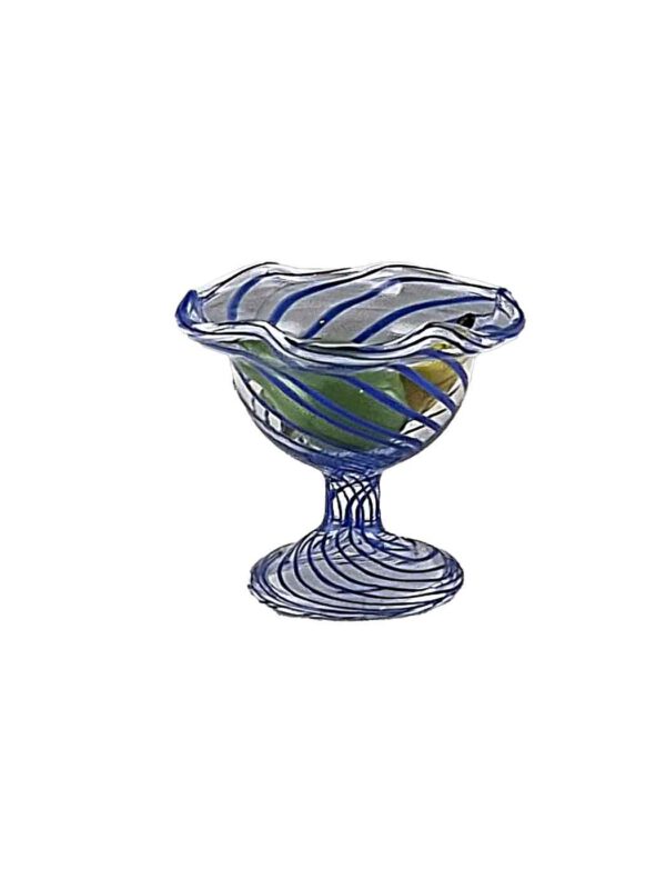 Glasminiatur Schale mit Obst
