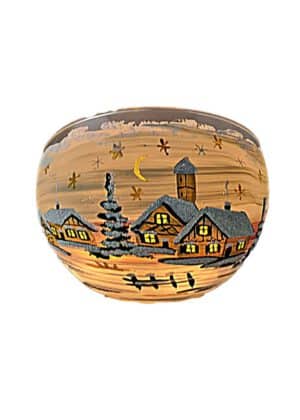 Windlichtbecher beige