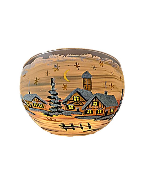 Windlichtbecher beige