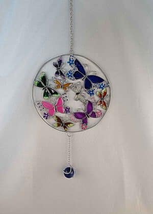 Fensterbild Schmetterlinge