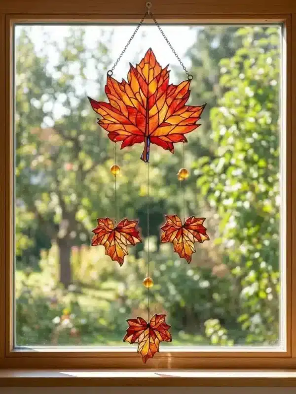 Fensterbild Blatt