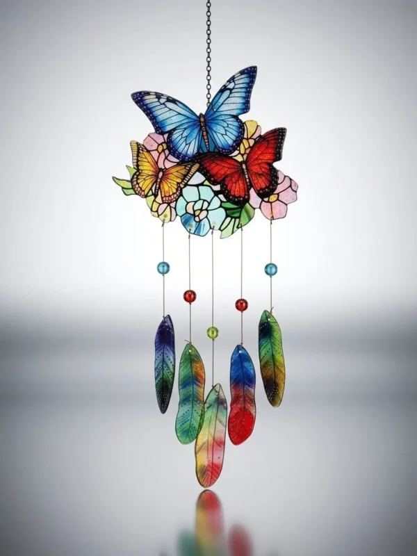 Fensterbild Schmetterling Glas – Ansicht 2